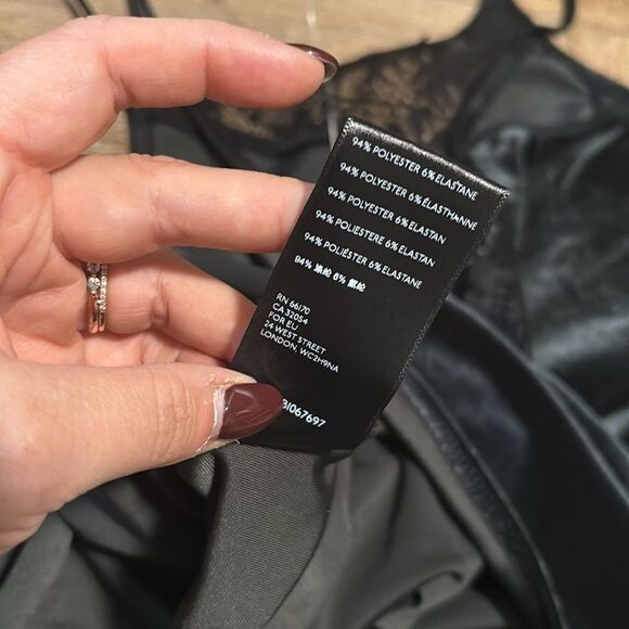 NWT Urban Outfitters Velvet & Lace Mini Dress - Picture 7 of 7